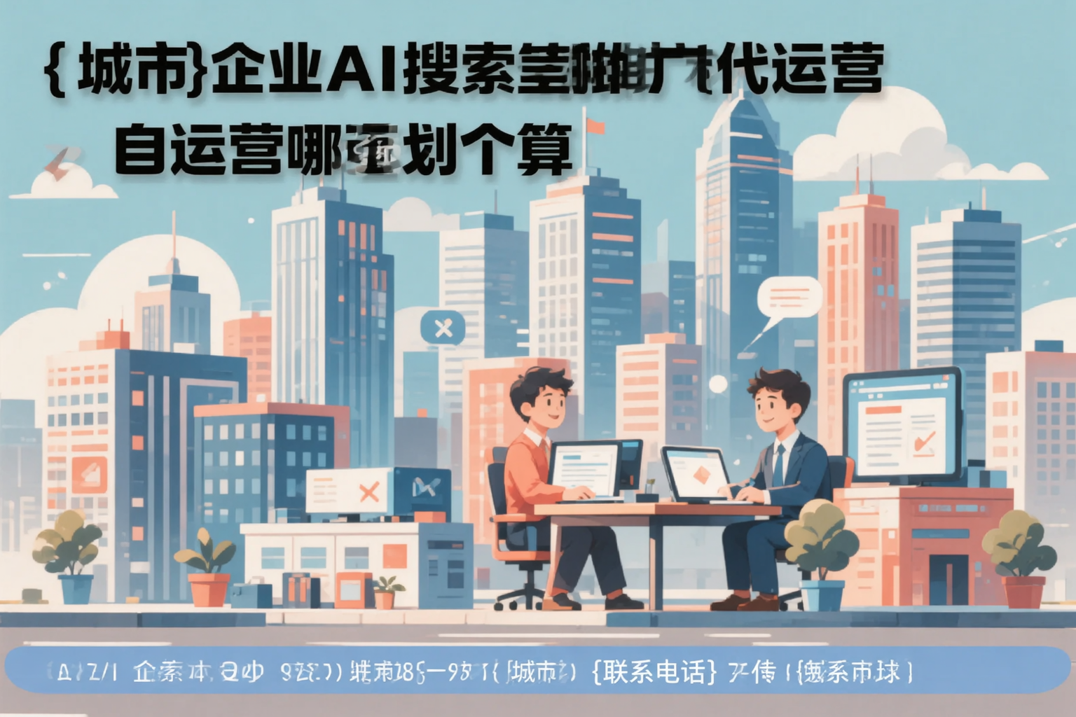 防城港企业AI搜索推广代运营和自运营哪个更划算
