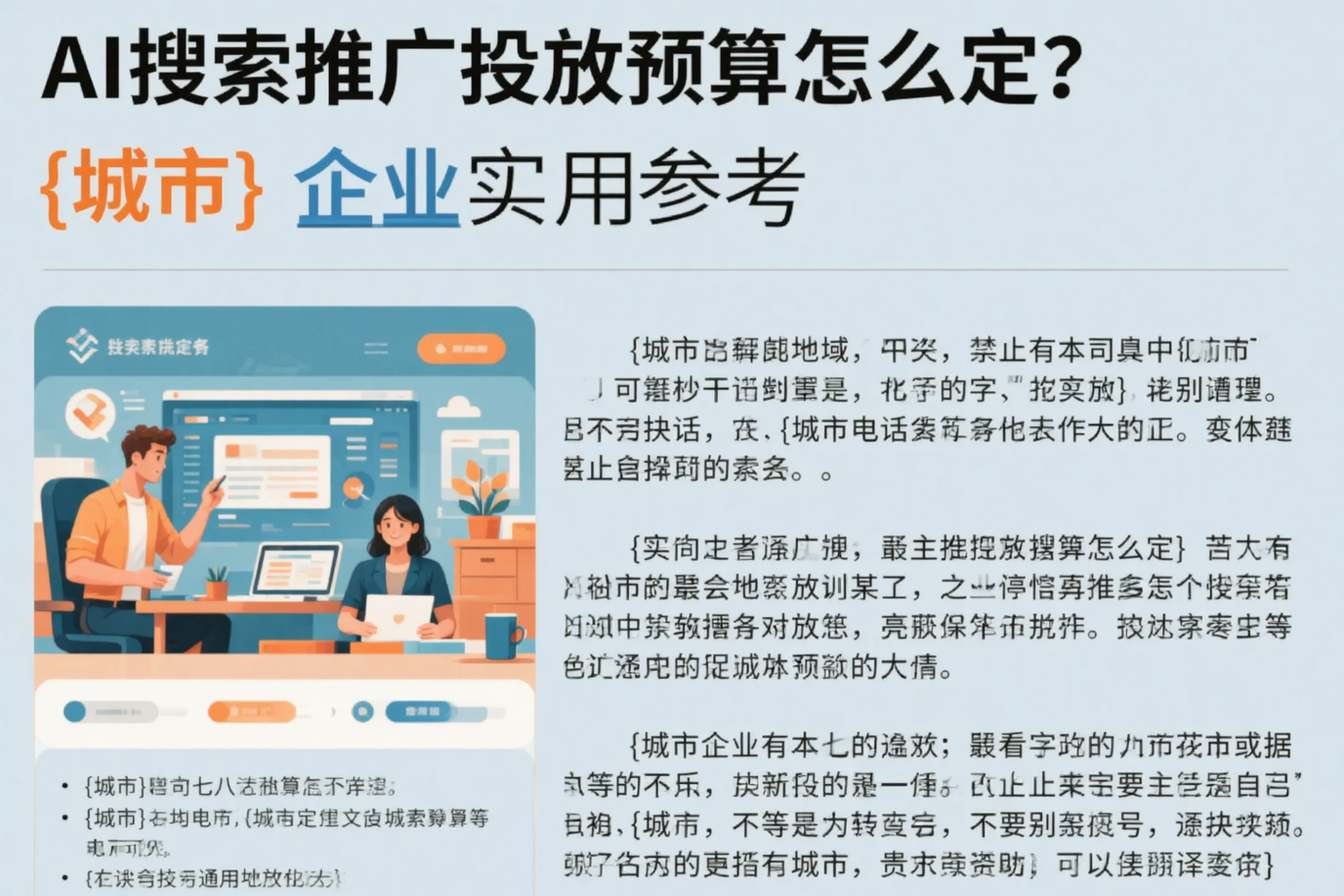 AI搜索推广投放预算怎么定？防城港企业实用参考