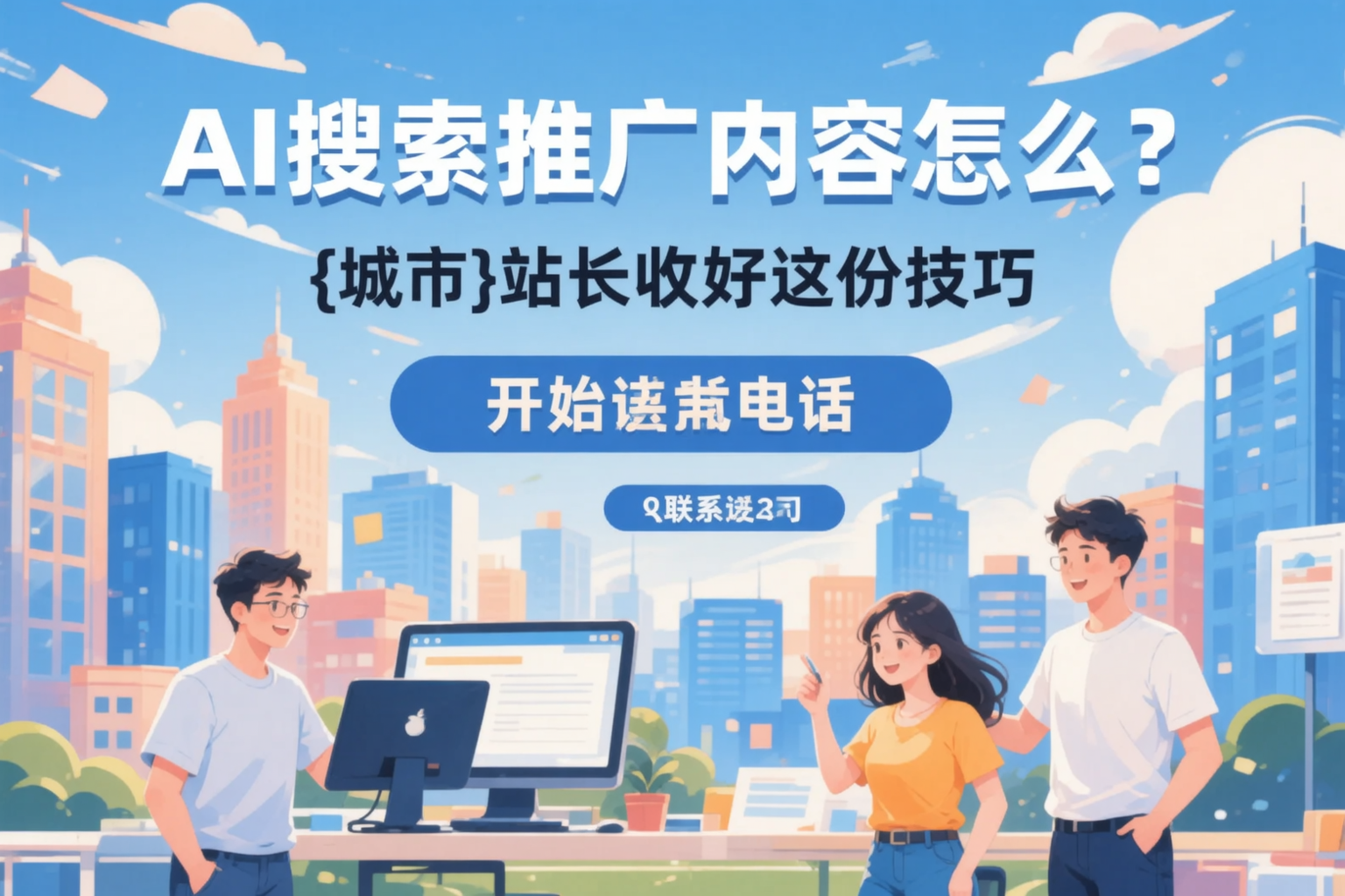 AI搜索推广内容怎么写？防城港站长收好这份技巧