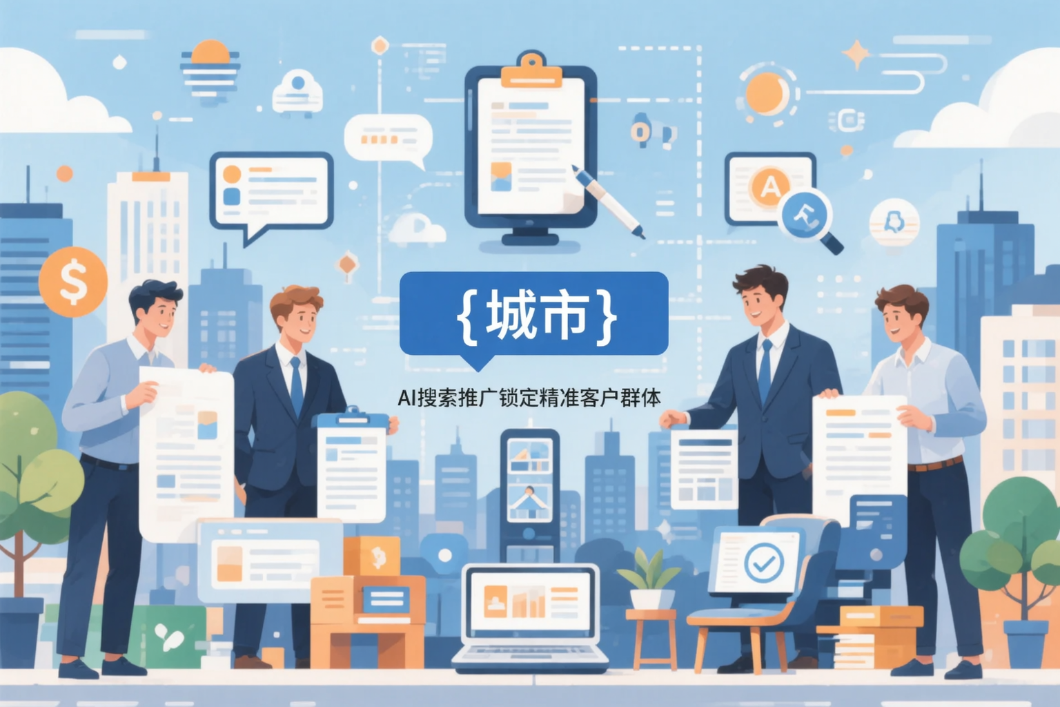 防城港公司如何用AI搜索推广锁定精准客户群体