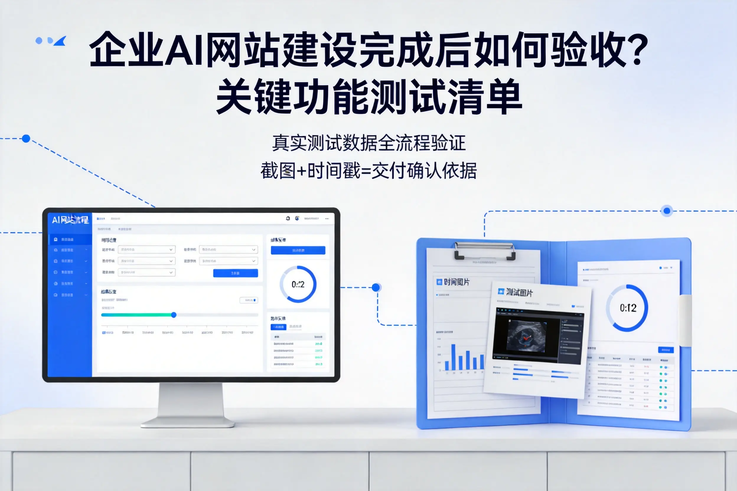 防城港企业AI网站建设完成后如何验收?关键功能测试清单