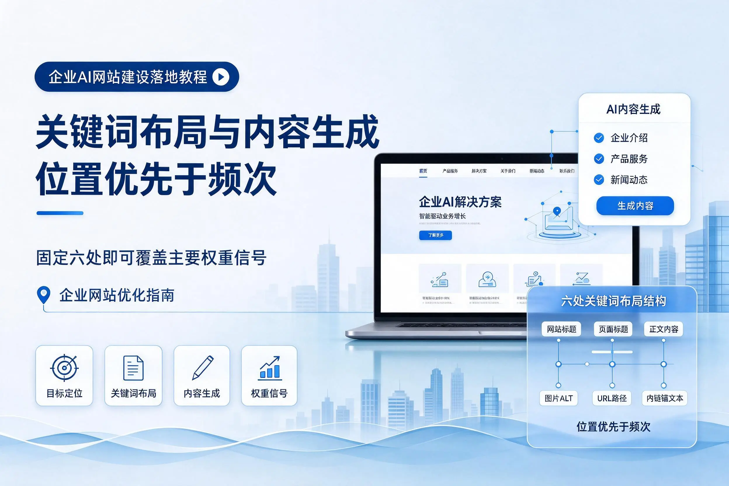 防城港企业AI网站建设落地教程：关键词布局与内容生成